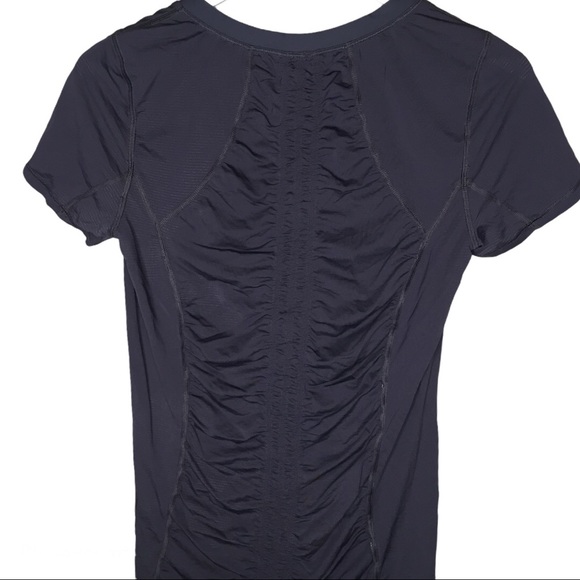 LULULEMON Breathe Deeply Muscle Tee Grey Size 8 - Picture 6 of 8